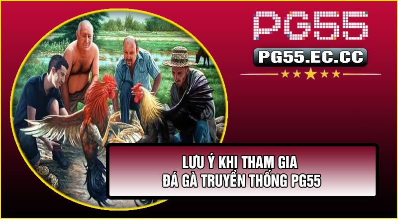 Lưu ý khi tham gia Đá Gà Truyền Thống PG55