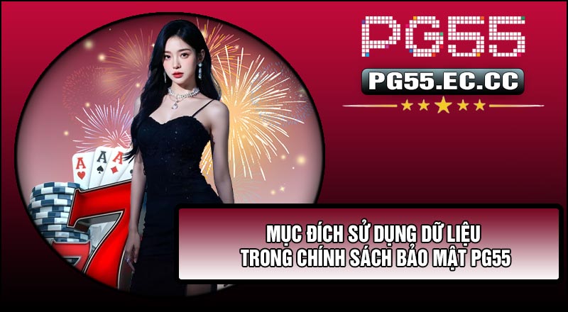 Mục đích sử dụng dữ liệu trong Chính Sách Bảo Mật PG55